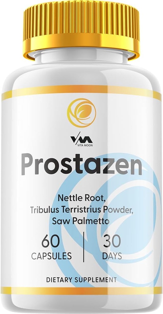 (1 Pack) Prostazen Prostate Support Capsules – Prostazen Pills Supplement, Maximum Strength, New Improved Multivitamin Formulation, Prostazen Reviews, 60 Capsules