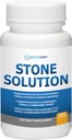 Capsules de solution de pierre- Désolveur naturel, support de pierre de rein et nettoyant de rein, 60 portions + nettoyage de rein et supplément de santé de rein pour soutenir la fonction normale de rein, 60 capsules