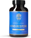 MIND:RESTORE Supplément Nootropique de nuit premium du cerveau pour la mémoire et le sommeil.