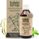 AKSHAR Ayurveda - Sirop de Tulsin, Sirop de Toux naturel avec réglisse, gingembre, curcuma, basilic, noix de Malabar - Suppléments respiratoires pour la santé pulmonaire, Sirop de soulagement des mucus et bien-être bronchial (6,8 fl oz)