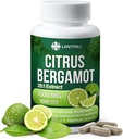 25x Capsules d'extrait d'agrumes concentrés Bergamot, 100 Capsules de légumes, Capsules d'agrumes Bergamot 1000mg, Non-OGM, Sans gluten, Toutes les Capsules naturelles et végétariennes