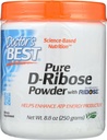 Doctor's Best D-Ribose with Bioenergy Ribose, Non-GMO, Vegan, Gluten Free, Energy Enhancement, 250g, 8.8 Ounce (Pack of 1)
