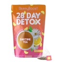 SkinnyBoost 28 Day Detox Daytime Tea - CITRUS MINT (28 sachets à thé) soutient le métabolisme boost, detox, tout naturel, non OGM, végétalien, kéto amical