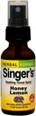 Herbs Etc. Singer's Saving Grace Honey Lemon – Remède à base d'herbes pour le confort de la gorge – Support apaisant et hydratant avec réglisse – Alcool – 1 fl oz (75 portions)