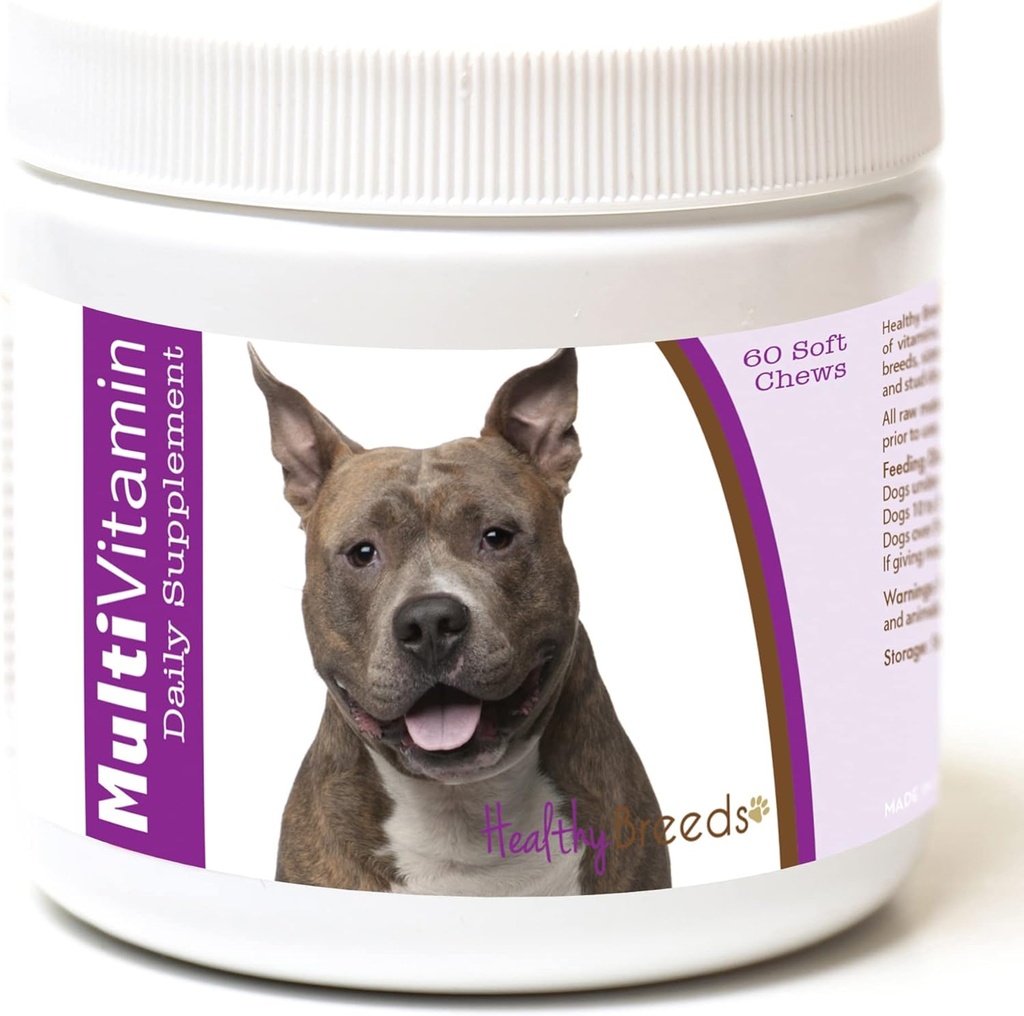 Breds Santé American Staffordshire Terrier Multi-Vitamine Soft Chews 60 Comte