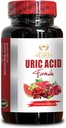 URIC Acid - Soutien Uric Acid Balance, Supplément de soutien à l'acide urique Premium, Uric Acid Vitamine, Joint Supplément avec Tart Cherry - 1 Bouteille 60 Capsules