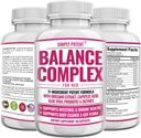 Complexe d'équilibre pour les femmes, Candida Cleanse & Vaginal Health Dietary Supplement, formule naturelle avec Origan, acide caprylique, Aloe, probiotiques et enzymes pour Gut & Immune Health Support, 60 Capsules