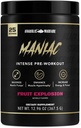Anabolic Warfare Black Series Maniac, poudre pré-entraînement, soutient l'oxyde nitrique, les pompes musculaires et la synthèse des protéines* Explosion de fruits
