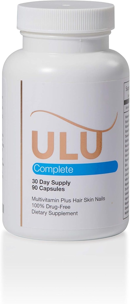 Multivitamine complète pour les hommes et les femmes: All-Natural & Cruelty Free avec biotine, collagène, kératine, et plus - favorise la croissance des cheveux et l'épaisseur - 90 Capsules (30-Day Supply)