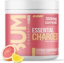 RAW Pre-Workout Powder, Essential CHARGED (Citrus Grapefruit) - Preworkout Supplement for Men, Women - Supports Focus, Mood, Performance - Caffeine, Alpha-GPC, L-Citrulline, Beta Alanine (25 Servings)