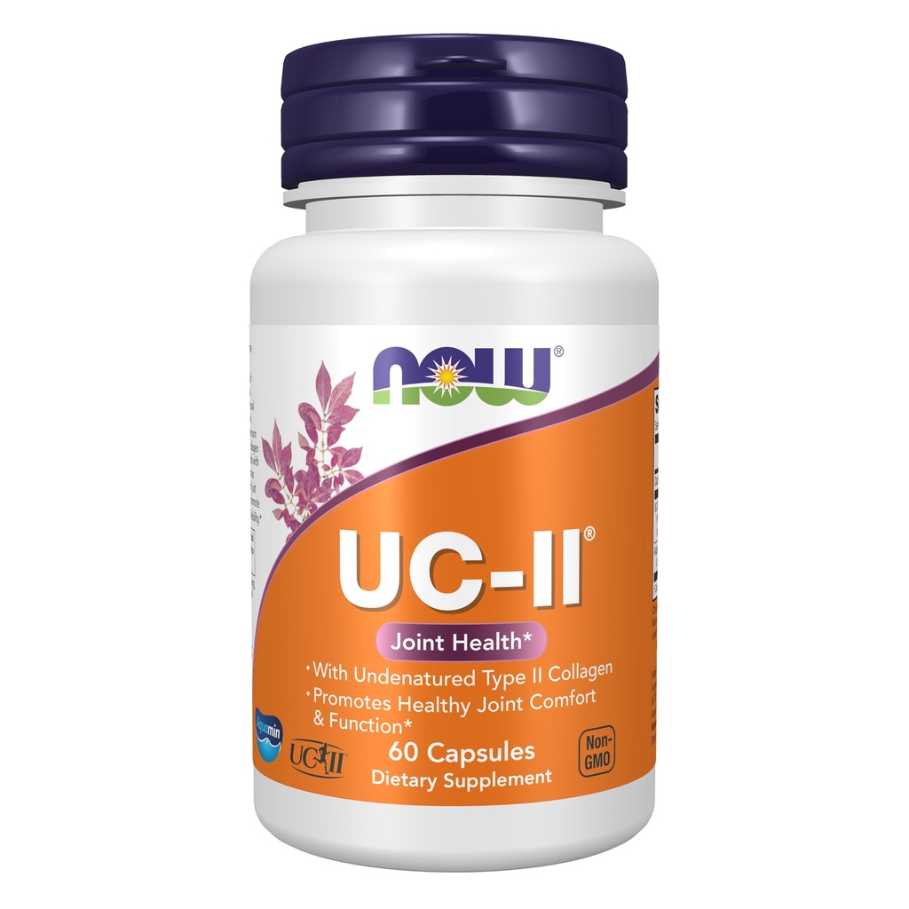 MAINTENANT compléments alimentaires, collagène de type II UC-II avec collagène de type II non dénaturé, 60 gélules