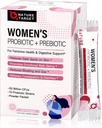 NATURE TARGET Probiotics for Women Probiotics Powder Supplement - Prébiotiques et probiotiques pour la perte de poids, l'immunité et le soutien sanitaire digestif