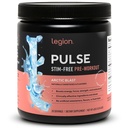 LÉGION Pulse Pre Workout Supplement - Toutes les boissons naturelles à oxyde nitrique pour stimuler l'énergie, sans créatine, naturellement sucrée, Beta Alanine, Citrulline, Alpha GPC (Caffeine Free Arctic Blast)