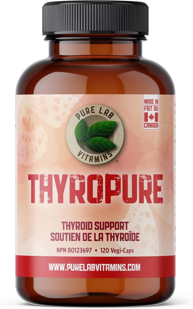 Vitamines de laboratoire pur Thyropure Vegicaps, 120 CT