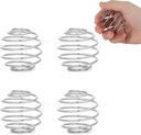 4 pièces de 2,1 pouces boules de Shaker de grande taille pour les shakes de protéines, le milkshake et la vinaigrette, 304 boule de Shaker en acier inoxydable