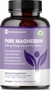 Supplément au Glycinat de magnésium pur – Magnésium chélaté hautement absorbant pour soutenir la santé du sommeil, des muscles et des nerfs, l'énergie, la relaxation et la santé des os – 200mg par portion, 180 capsules