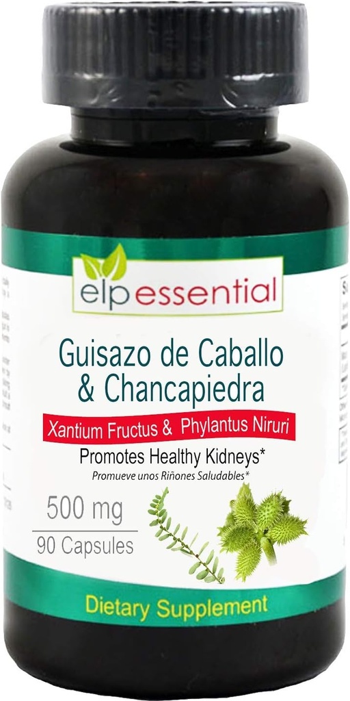Guisazo de Caballo et Chancapiedra 500 mg 90 Capsules favorise la santé des reins