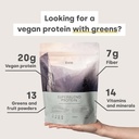 Forme Protéines superbes - Poudre de protéines végétaliennes avec superaliments, vitamines et minéraux - 20g de protéines végétales par portion (arachide chocolatée)