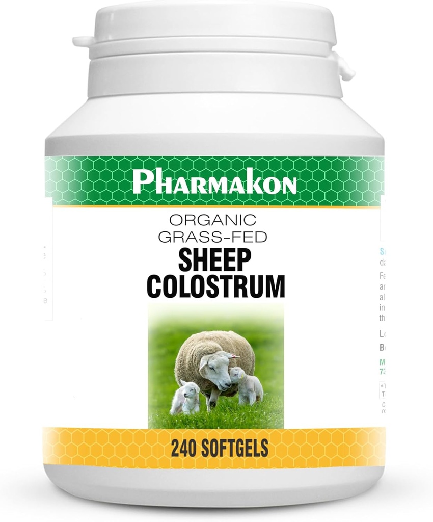 Supplément de colostrum biologique PHARMAKON (240 Nombre)