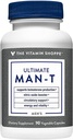 La Vitamine Shoppe Ultimate Testostérone - soutient la production de testostérone, stimule l'oxyde nitrique, favorise la circulation et favorise l'énergie et la stabilité (90 capsules de légumes)