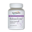 Transformation Genesis of Good Health Enzymes ReleaseZyme Blend Supplement with Natural Herbs, Formule avancée de soutien digestif avec protéase, Break Down Protein, base végétale, 100 capsules