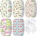 Sinmoe 100 Pcs Large Bandages 2 x 4 pouces Latex Free Big Adhesive Flower Wound Care Tissu flexible Bandages pour soins et protéger les blessures