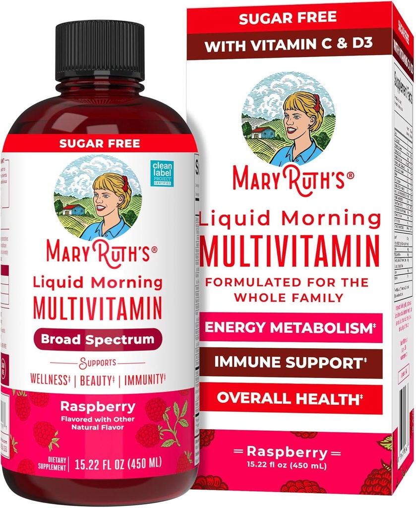 MaryRuth Organics Multivitamine pour les femmes, les hommes et les enfants