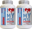 J'AMOURIS MES PETS LLC Supplément de coeur de chien - Soutien immunitaire de chien - Booster - PET sain - Supplément - Supplément immunitaire de chien - 120 traites (2 bouteilles)
