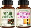 Vimerson Santé Vegan Multivitamines pour les Végétariens et Végétariens & Multivitamine pour les femmes
