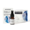 Vaporisateur de nettoyage des paupières et des cils d'Avenova avec 30 essuie-glaces sèches - Vaporisateur de nettoyage de l'acide hypochloreux quotidien pour les yeux plus clairs et plus sains, 20mL