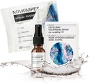 Vaporisateur de nettoyage des paupières et des cils d'Avenova avec 30 essuie-glaces sèches - Vaporisateur de nettoyage de l'acide hypochloreux quotidien pour les yeux plus clairs et plus sains, 20mL