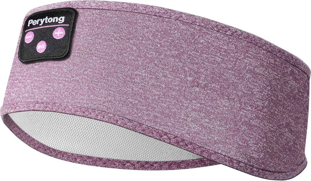 Perytong casque de sommeil, Bluetooth casque de sport casque avec Ultra-Thin HD haut-parleurs stéréo parfait pour dormir, Workout,Jogging,Yoga,Insomnie, Voyage aérien, Méditation pour unisexe