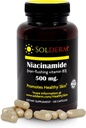 Niacinamide Supplément Vitamine B3 sans gluten et végétarien Comprimés vitaminiques niacinamide avec Cas de cellulose végétale.