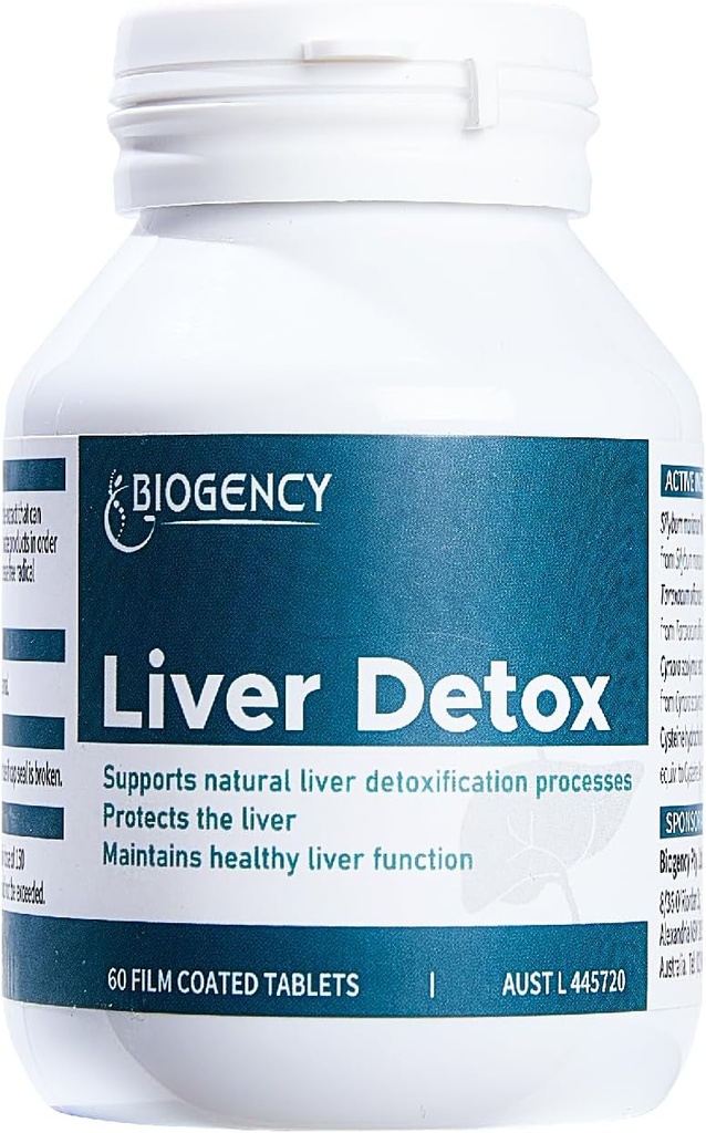 Liver Detox Cleanse Recovery Formula Herbal Liver Support Supplement - 1 Pack 60 Tablets with Silymarin, Dandelion and Artichoke Extract for Liver Health - for Men and Women