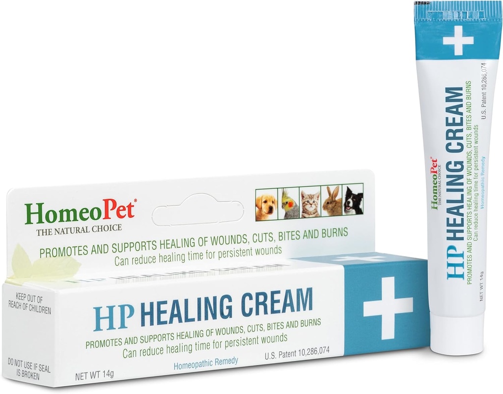 Crème de guérison HomeoPet HP, onguent sûr et naturel pour les chats et les chiens, 14 Grams