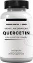 Laboratoires de recherche QuercsalisTM Quercetin avec/Bromelain,120 Capsules de Veg. Formule d'absorption élevée. Soutient la santé cardiovasculaire, immunitaire, anti-incendie, anti-oxydant
