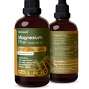 Magnésium Plus Arôme d'ananas - Citrate de magnésium, Glycinate/L-thréonate et vitamine B6, D, C/Liquid gouttes Supplément 4 fl oz - Complexe avancé - Approvisionnement 90 jours