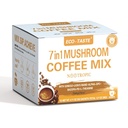 Mushroom Coffee Mix 7 in 1, with Ginkgo, Lions Mane, Alpha-GPC, Bacopa, PS, L-Theanine – 12 Sachets