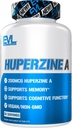 Evluution Huperzine A Nootropics Cerveau Supplément Nutrition Focus et Supplément Mémoire pour la santé cérébrale - 200mcg Huperzine A pour une meilleure performance cognitive - 30 comprimés végétaliens