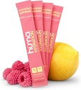 HUMA CHIA Mélange de boisson d'hydratation, Lémonade aux framboises 15 Packets - Basse calories, Poudre d'électrolyte élevée pour le sport et l'exercice - 100% naturel, 1g de sucre, 10 Cal