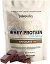 Paleovalley 100% Poudre de protéines de lactosérum avec Colostrum, 13g de protéines, Chocolat, Muscle Building, Immune Support, Gut Health