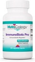 Nutricologie ImmunoBiotic Pro Supplement - Lactobacillus Rhamnosus Poudre de lysate 75mg, Régulateur immunobiotique, Soutien immunitaire, Capsules végétariennes - 200 Compte