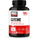 FACTEUR DE FORCE Glycine pour promouvoir la relaxation et le sommeil reposé, soutenir la fonction cognitive, équilibre de l'humeur et la santé nerveuse, 100 capsules végétales