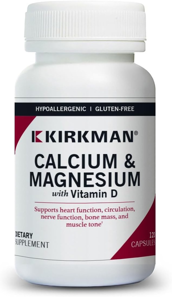 Capsules de magnésium de calcium - Hypo - 120 nombre