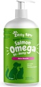 Zesty Paws Salmon Omega Oil Chanvre pour chiens et chats avec l'huile de saumon sauvage de l'Alaska Omega 3 et 6 acides gras avec EPA DHA pour animaux de compagnie soutient l'humidité normale de la peau et le système immunitaire Fonction 32oz