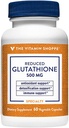 La vitamine Shoppe Gluthathion réduit 500MG, supplément antioxydant qui soutient la santé immunitaire et cellulaire (60 capsules)