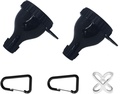 Entonnoir en poudre de 2Piece Protein avec boules de bouteille et porte-clés Shaker Conteneur de distributeur portable pour suppléments et comprimés Idéal pour les voyages de fitness et le contenant en poudre de protéines sur le pouce