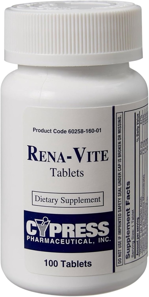 Rena-Vite Tablets, 100 Tablets Per Bottle (3 Bottles)