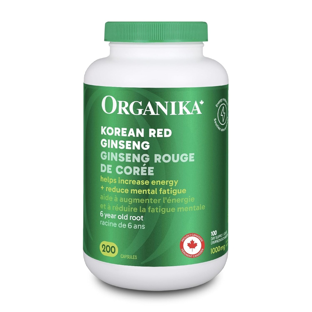 ORGANIKA Ginseng rouge coréen, 200 CT