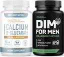 SMNutrition Men's DIM Supplement with Calcium D-Glucarate | Male Hormone Balancing Bundle with DIM Complex for Men (60 Servings) and Vegan Gluten Free Non-GMO CDG Supplement (90 Servings)